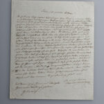 Clemens Brentano: Brief an Ludwig van Beethoven, 1811 (Foto: Thomas Hartmann, Universitätsbibliothek Mainz)