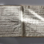 Noten zu Franz Joseph Messer >Trio (in D)< (Foto: Thomas Hartmann, Universitätsbibliothek Mainz)