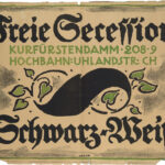 Originalplakat >Schwarz-Weiß< (Freie Secession), Emil Orlik (1870-1932), 1916 (Digitale Reproduktion: Arbeitsbereich Digitale Dokumentation)