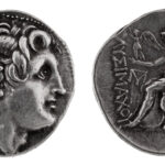 Tetradrachme des Lysimachos (Foto/©: Oliver Becker, Arbeitsbereich Alte Geschichte)