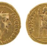 Aureus des Kaisers Tiberius (Foto/©: Oliver Becker, Arbeitsbereich Alte Geschichte)